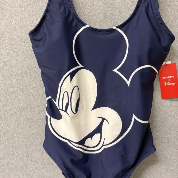 Old Navy x Disney Mickey Mouse One-Piece Swimsuit Woman’s Medium HTF NEW NWT - Picture 2 of 10